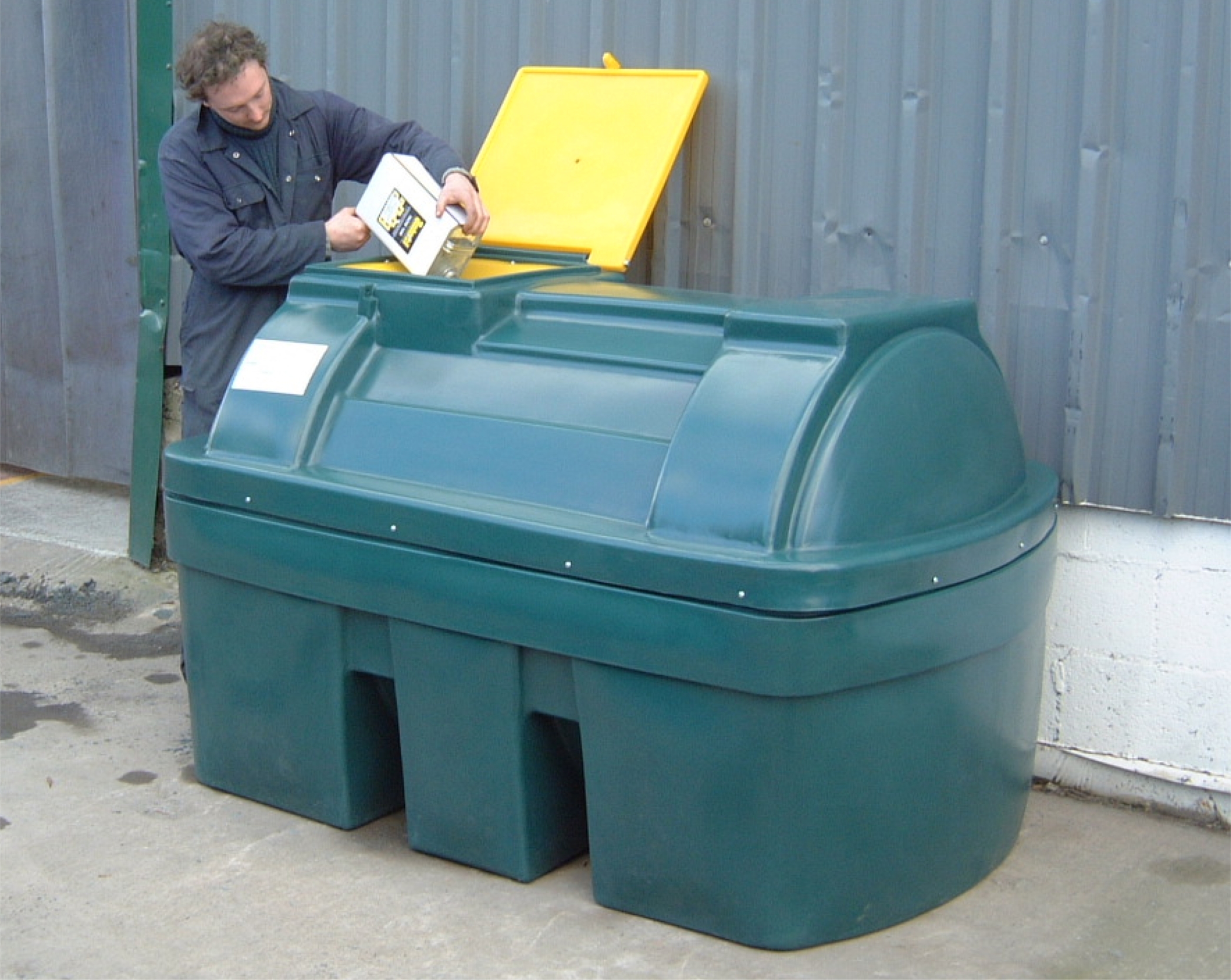 Sturdy Bunded Waste Oil Storage Tank