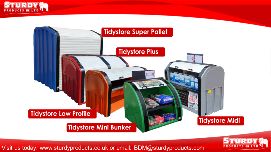 The Tidystore Range of retail storage and display units from Sturdy Products UK Ltd