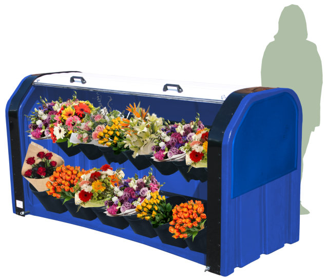 Sturdy Low Profile Flower Stand Unit